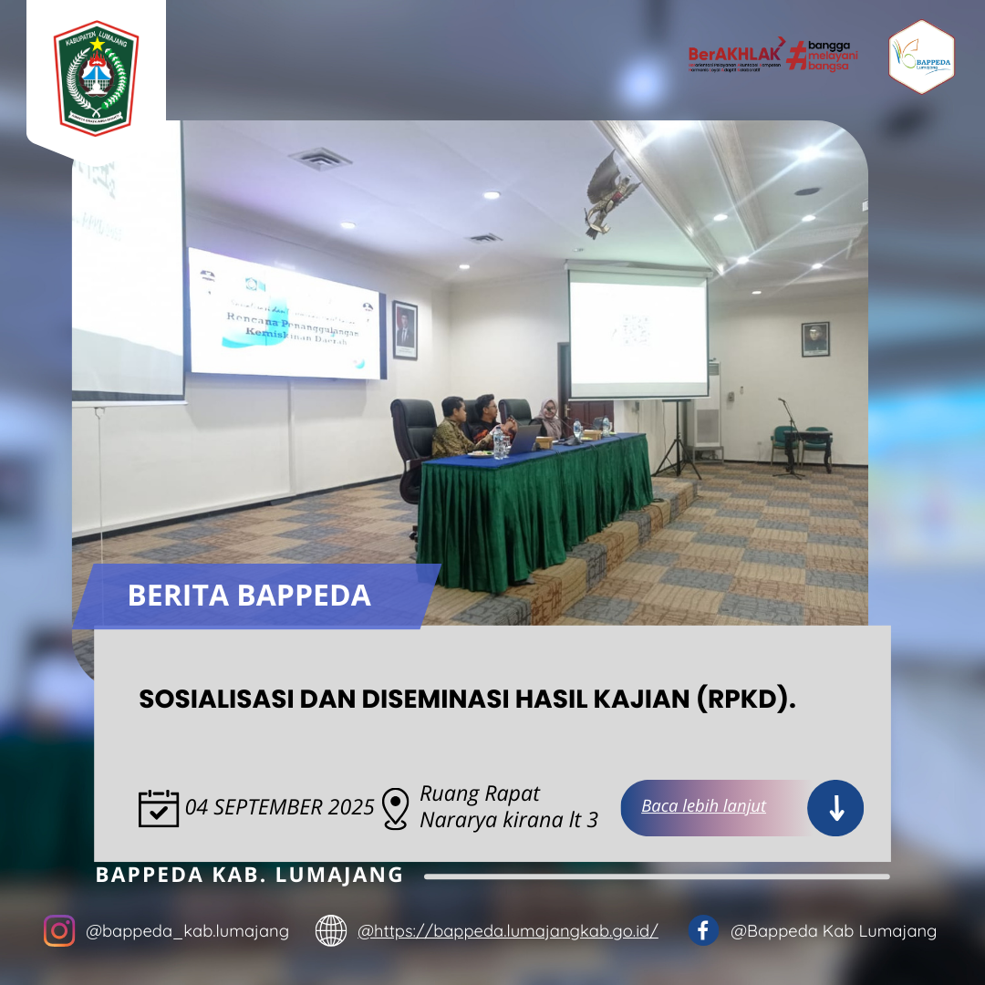 SOSIALISASI DAN DISEMINASI HASIL KAJIAN (RPKD).