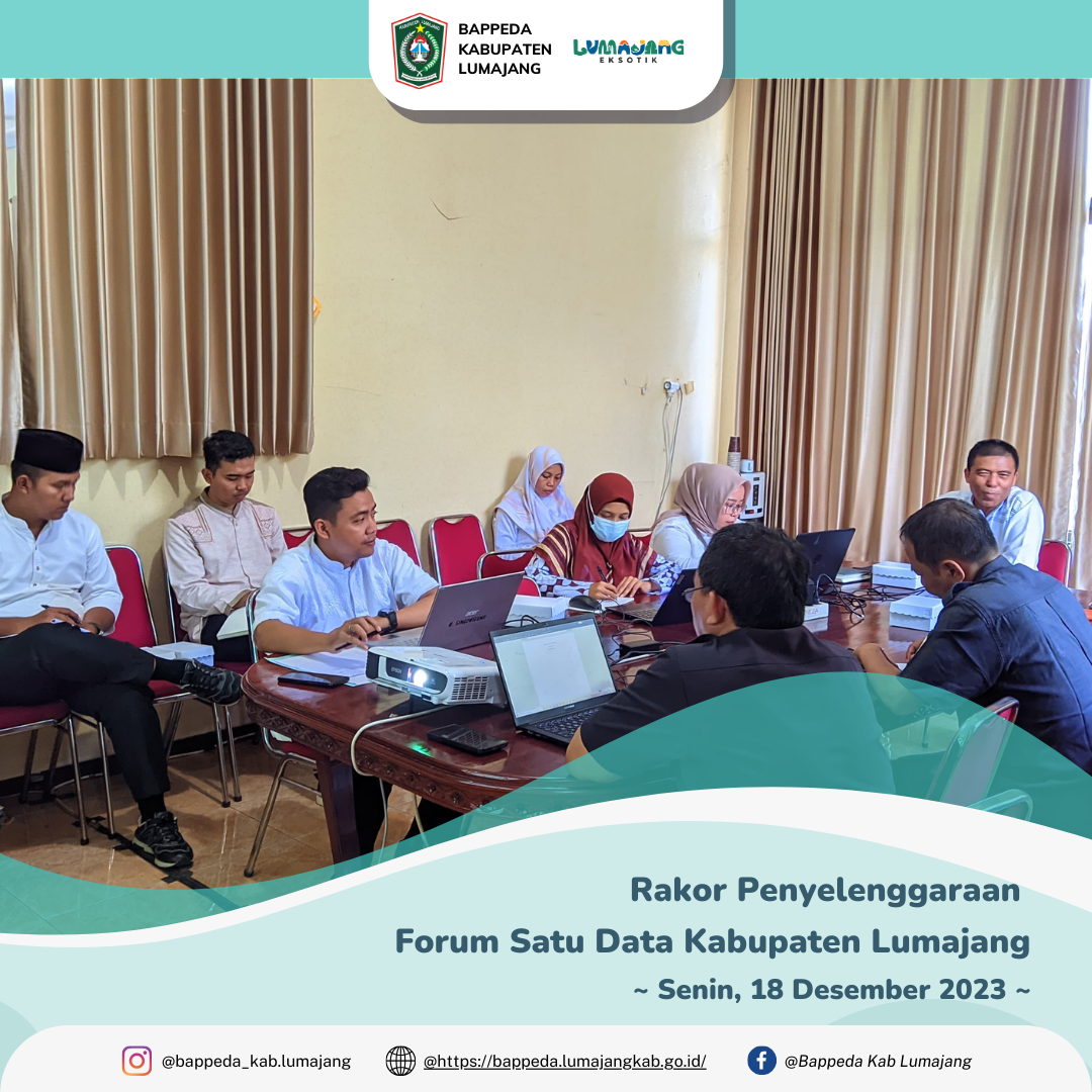 Rakor Penyelenggaraan Forum Satu Data Kabupaten Lumajang