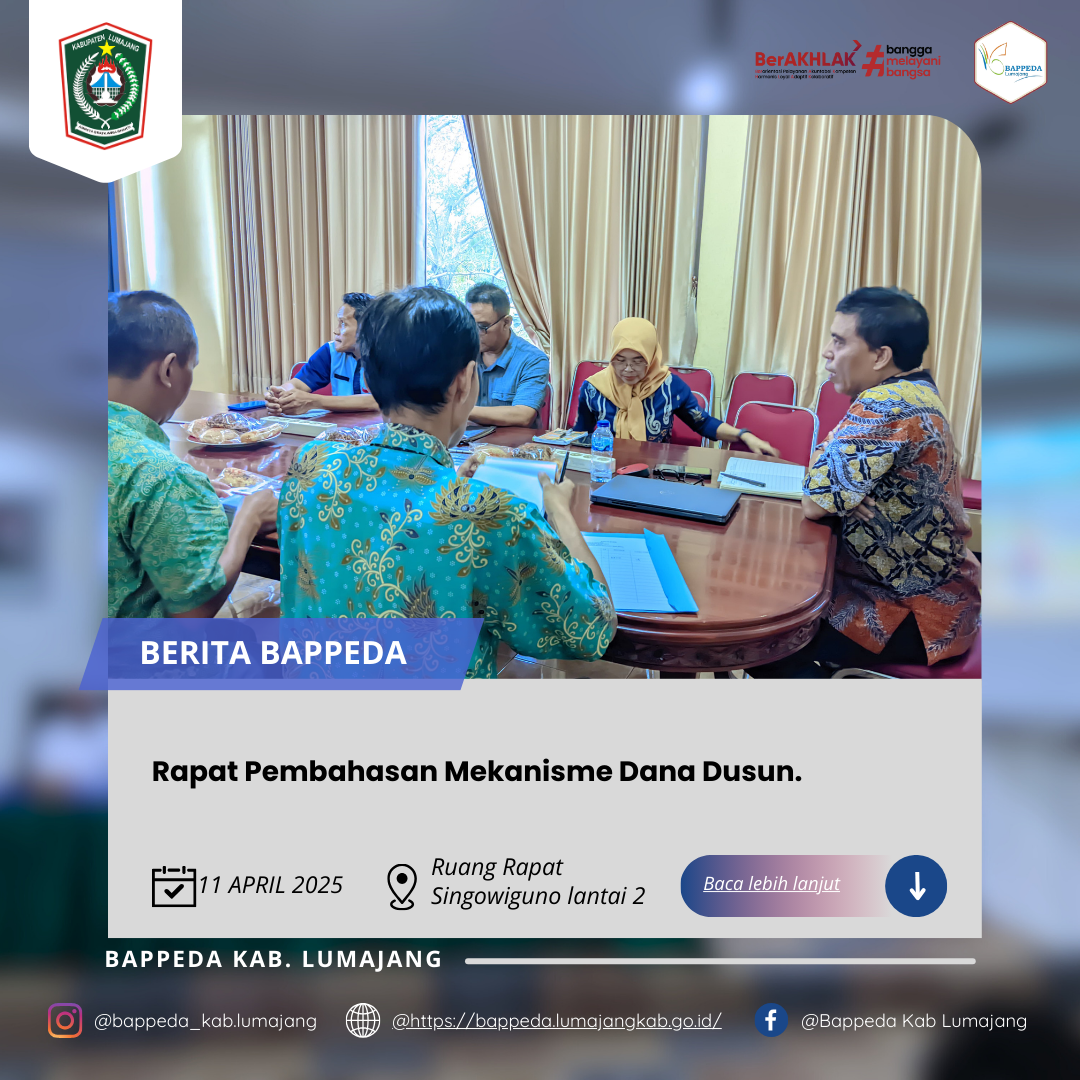 Rapat Pembahasan Mekanisme Dana Dusun.