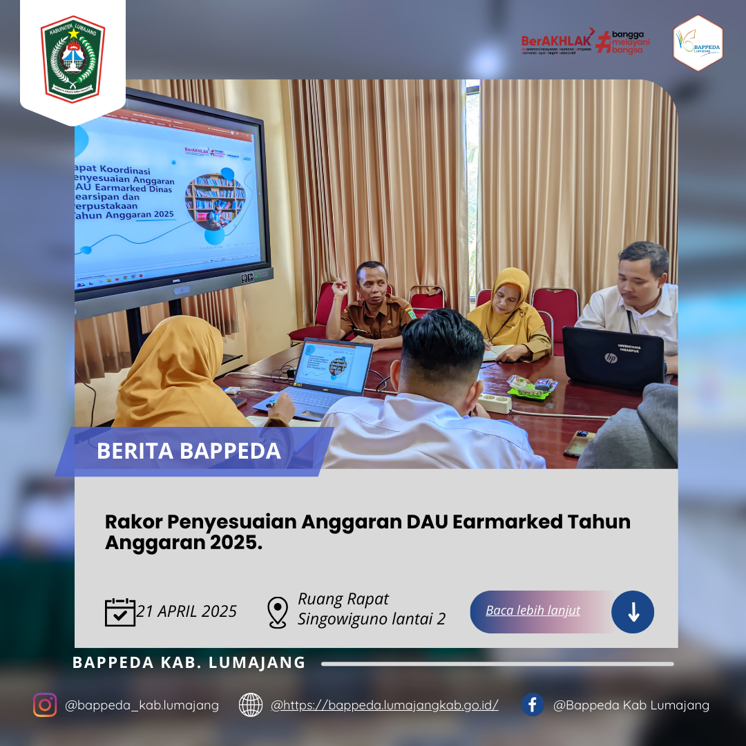 Rakor Penyesuaian Anggaran DAU Earmarked Tahun Anggaran 2025.