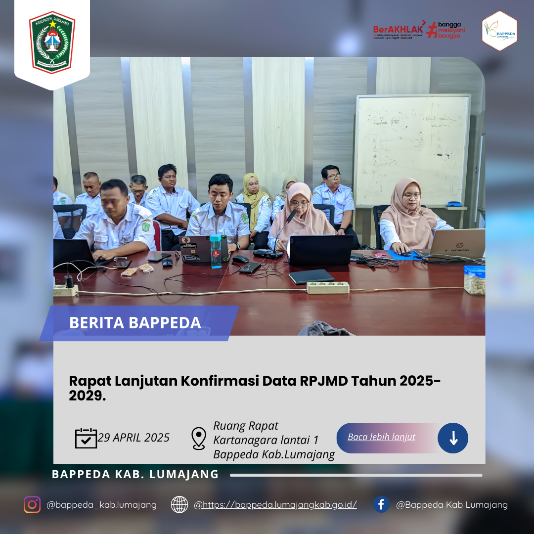 Rapat Lanjutan Konfirmasi Data RPJMD 2025-2029.