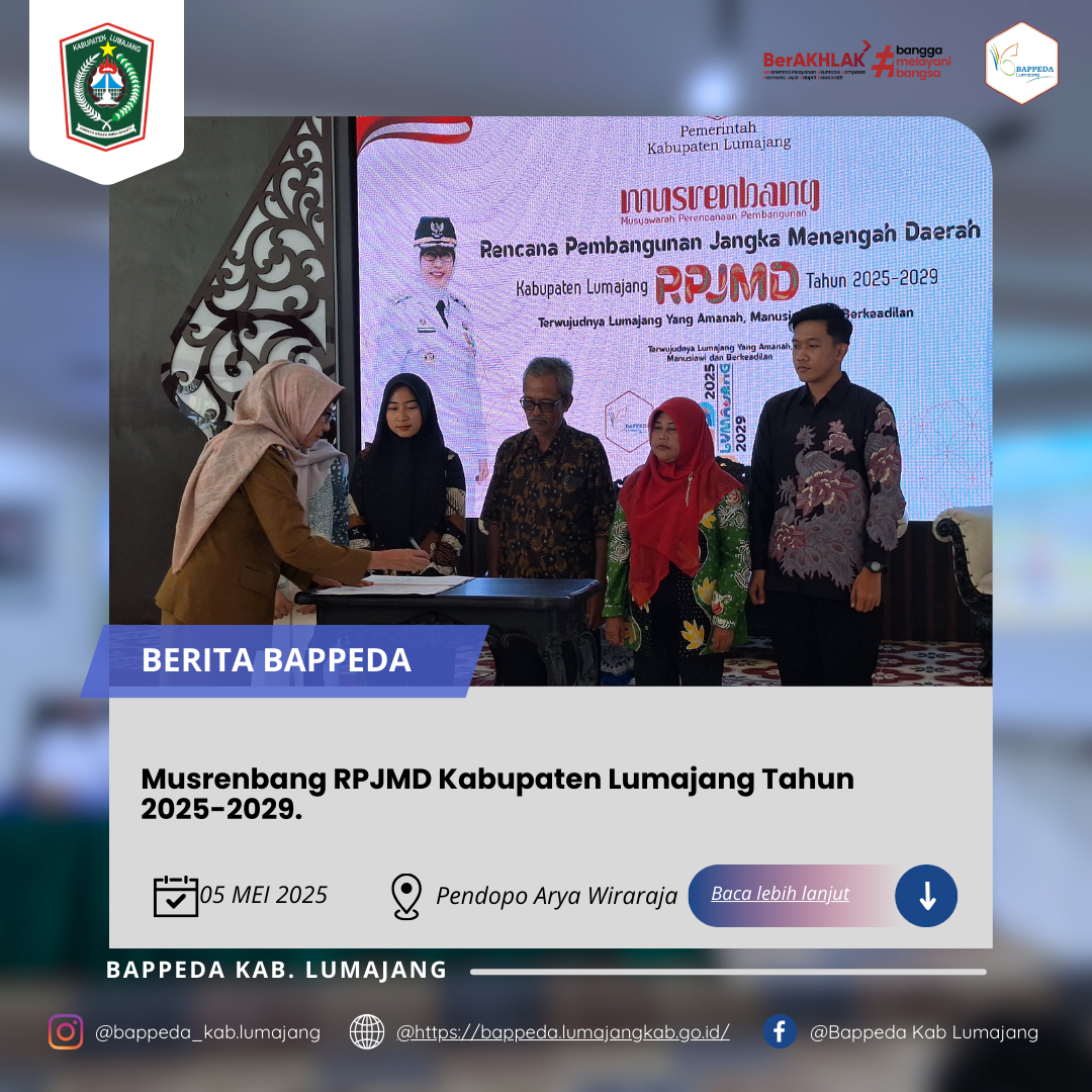 Musrenbang RPJMD Kabupaten Lumajang Tahun 2025-2029.