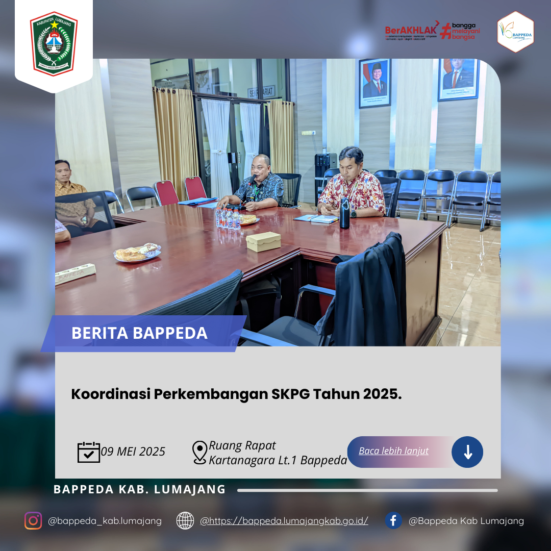 Koordinasi Perkembangan SKPG Tahun 2025.