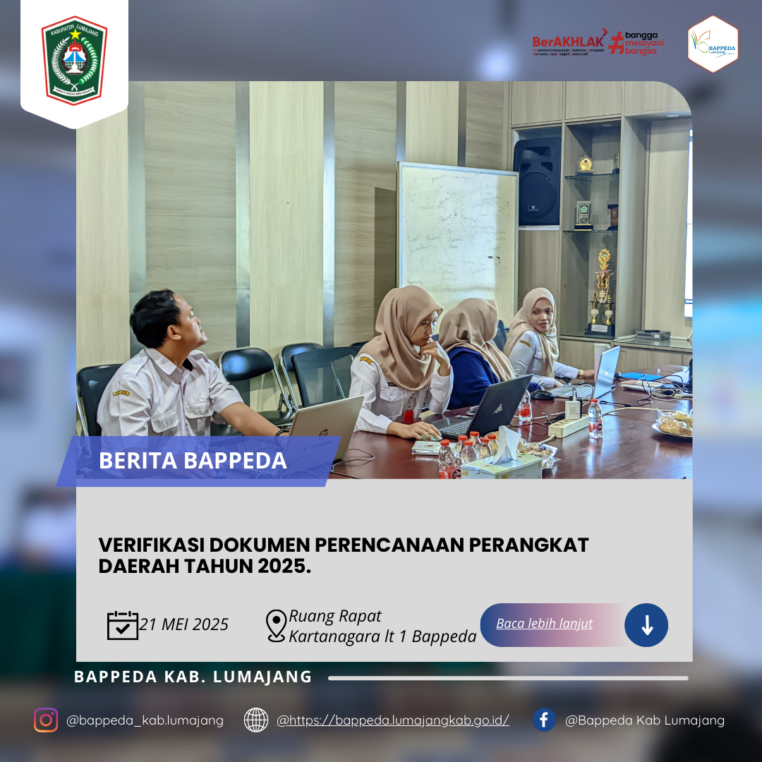 VERIFIKASI DOKUMEN PERENCANAAN PERANGKAT DAERAH TAHUN 2025. (DISPORA)