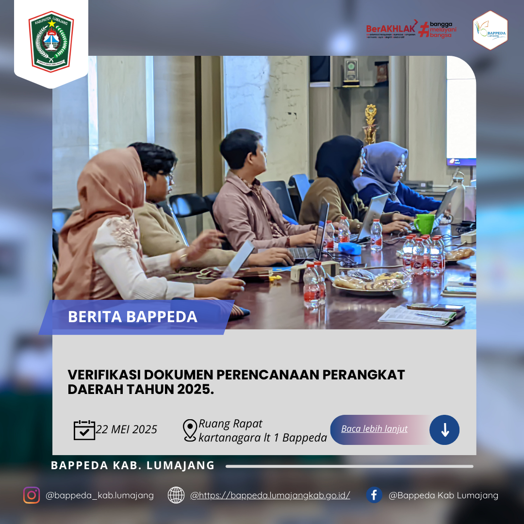 VERIFIKASI DOKUMEN PERENCANAAN PERANGKAT DAERAH TAHUN 2025. (DINKES P2KB)