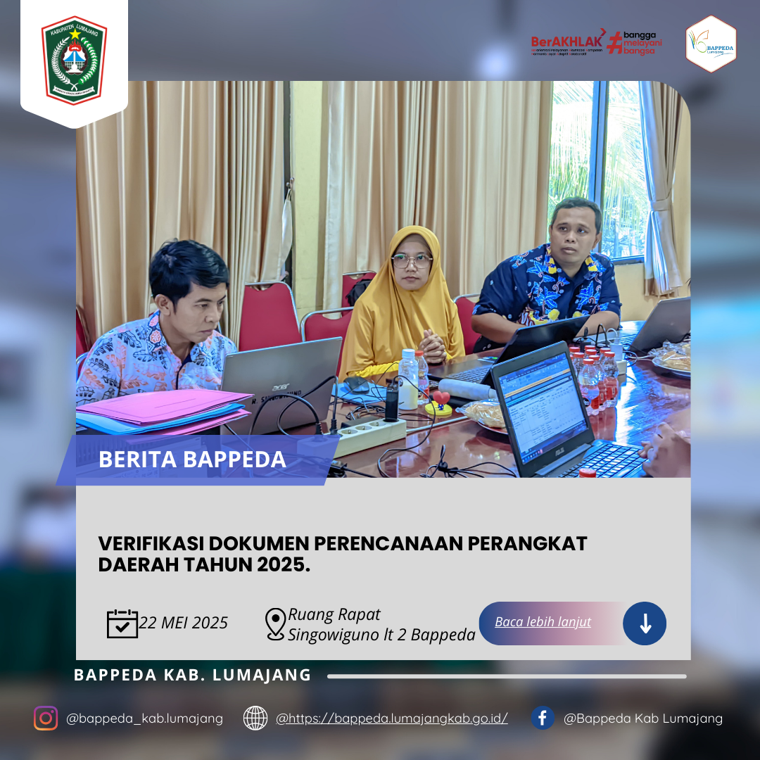 VERIFIKASI DOKUMEN PERENCANAAN PERANGKAT DAERAH TAHUN 2025. (KECAMATAN JATIROTO)