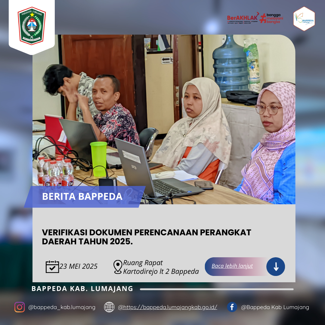 VERIFIKASI DOKUMEN PERENCANAAN PERANGKAT DAERAH TAHUN 2025. (Dinso P3KP TAHAP 2 )