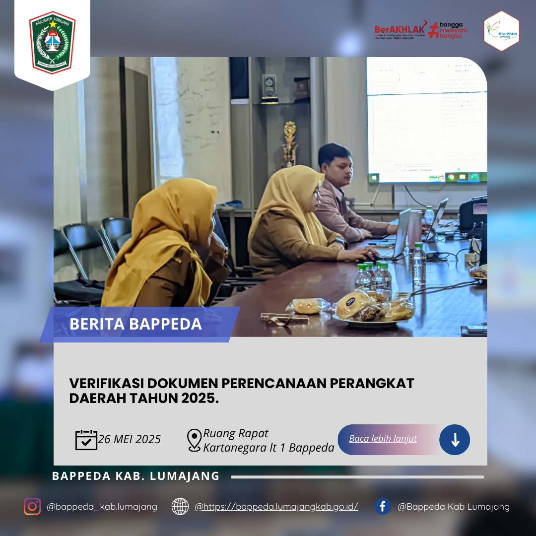 VERIFIKASI DOKUMEN PERENCANAAN PERANGKAT DAERAH TAHUN 2025. (DPMPTSP )
