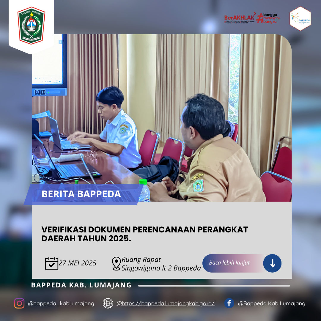 VERIFIKASI DOKUMEN PERENCANAAN PERANGKAT DAERAH TAHUN 2025. (Kec.Pasrujambe)