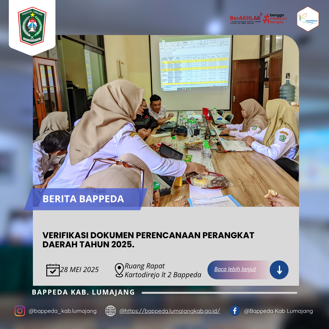 VERIFIKASI DOKUMEN PERENCANAAN PERANGKAT DAERAH TAHUN 2025. (SEKDA tahap 2)