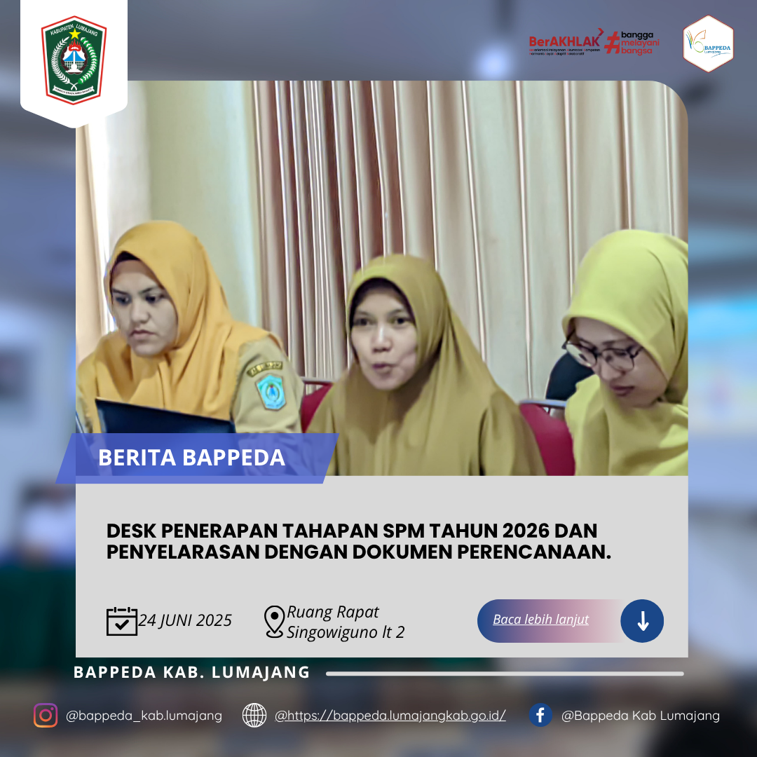 DESK PENERAPAN TAHAPAN SPM TAHUN 2026 DAN PENYELARASAN DENGAN DOKUMEN PERENCANAAN.(DPKP)