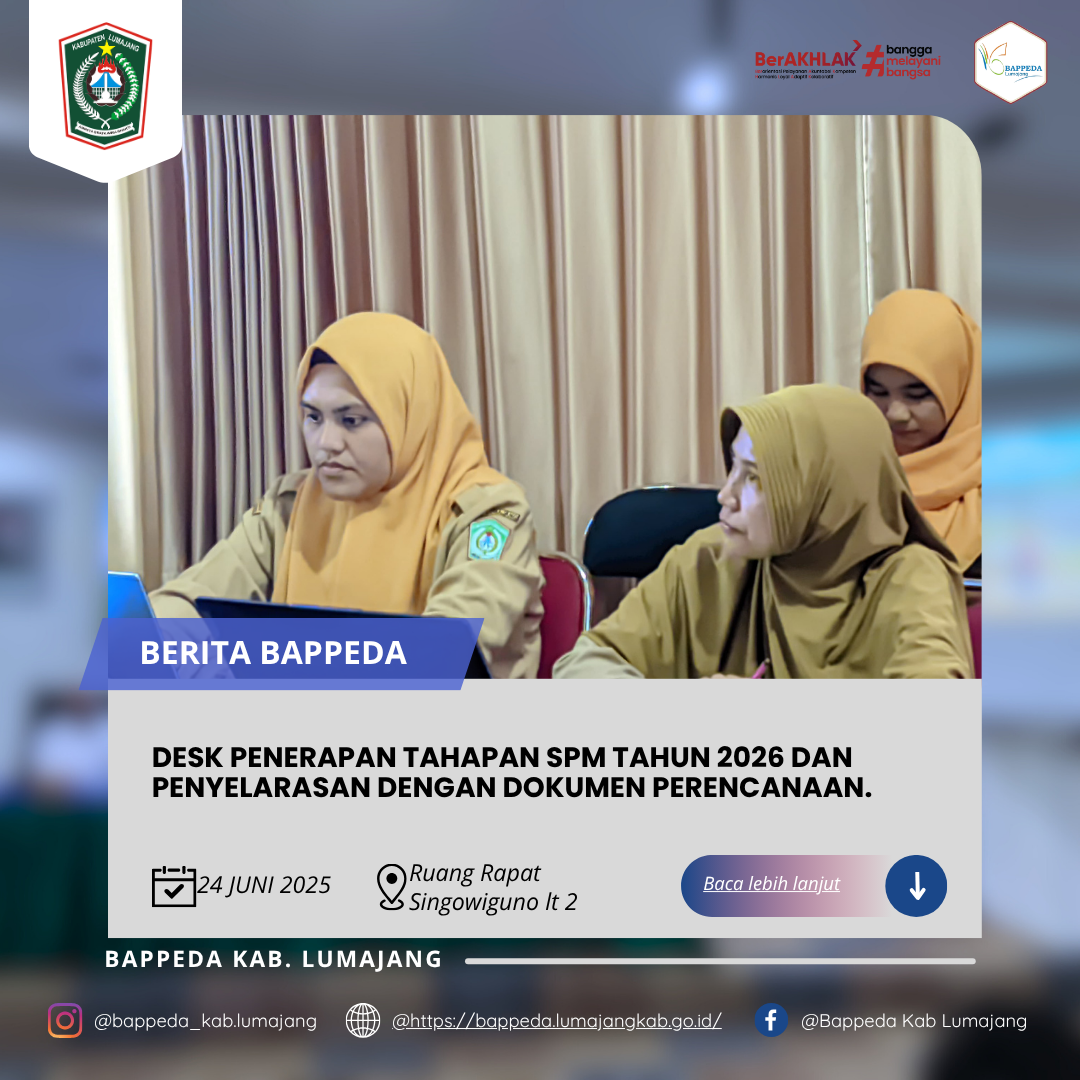 DESK PENERAPAN TAHAPAN SPM TAHUN 2026 DAN PENYELARASAN DENGAN DOKUMEN PERENCANAAN.(POLPP)