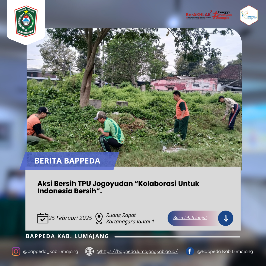 Aksi Bersih TPU Jogoyudan “Kolaborasi Untuk Indonesia Bersih”.