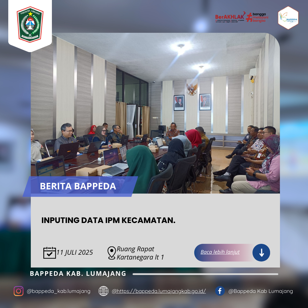 INPUTING DATA IPM KECAMATAN.
