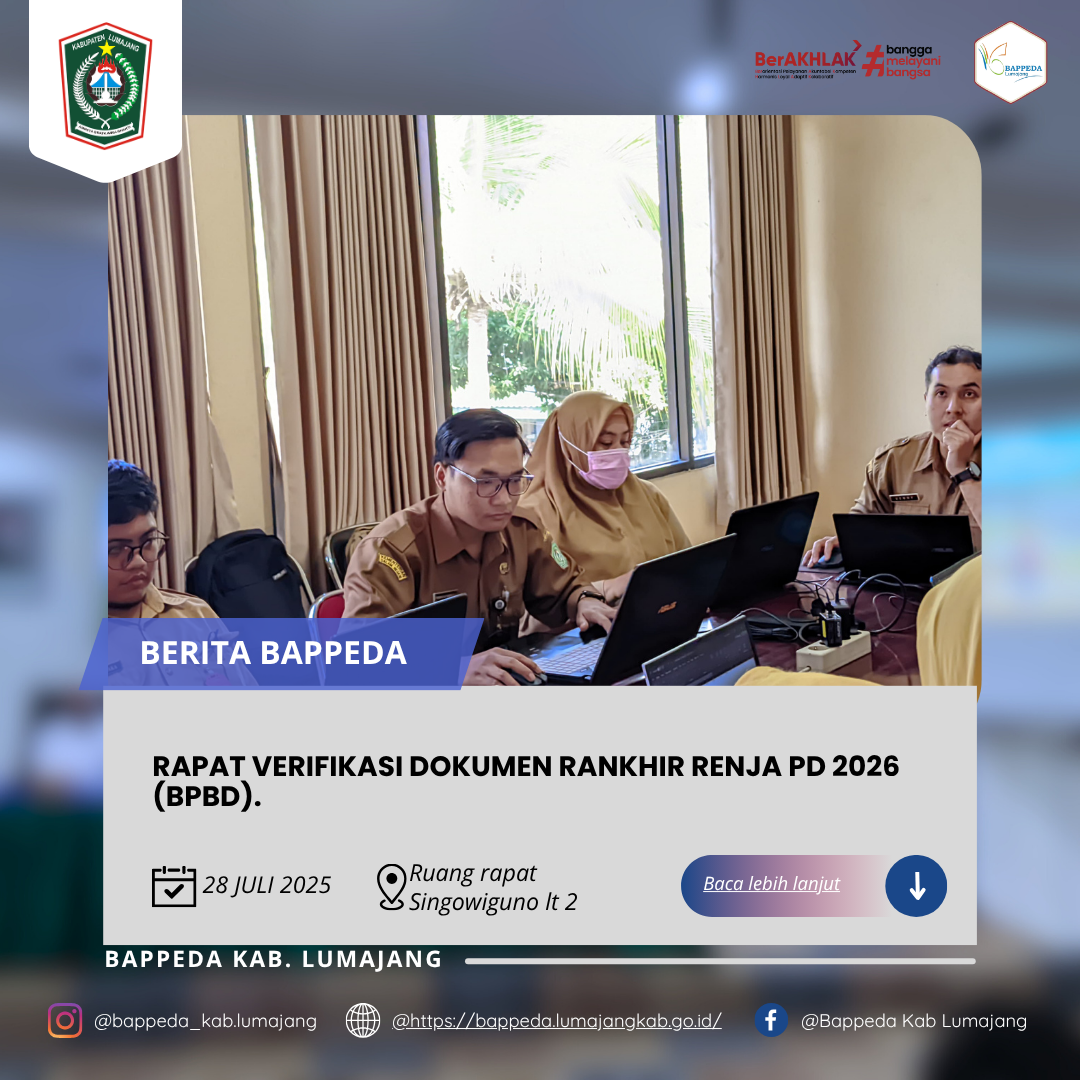 RAPAT VERIFIKASI DOKUMEN RANKHIR RENJA PD 2026 (BPBD) .