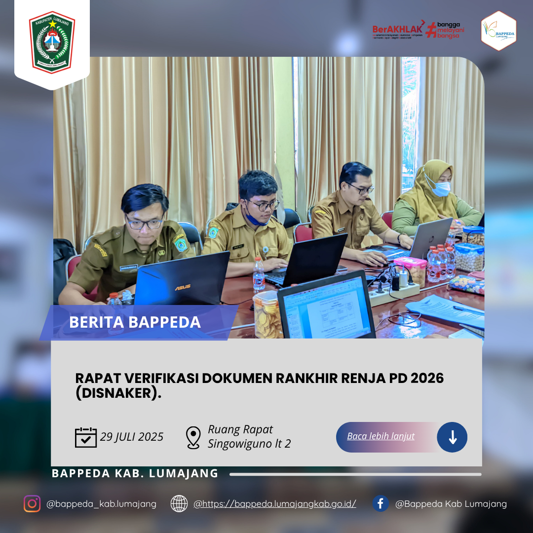 RAPAT VERIFIKASI DOKUMEN RANKHIR RENJA PD 2026 (DISNAKER) .