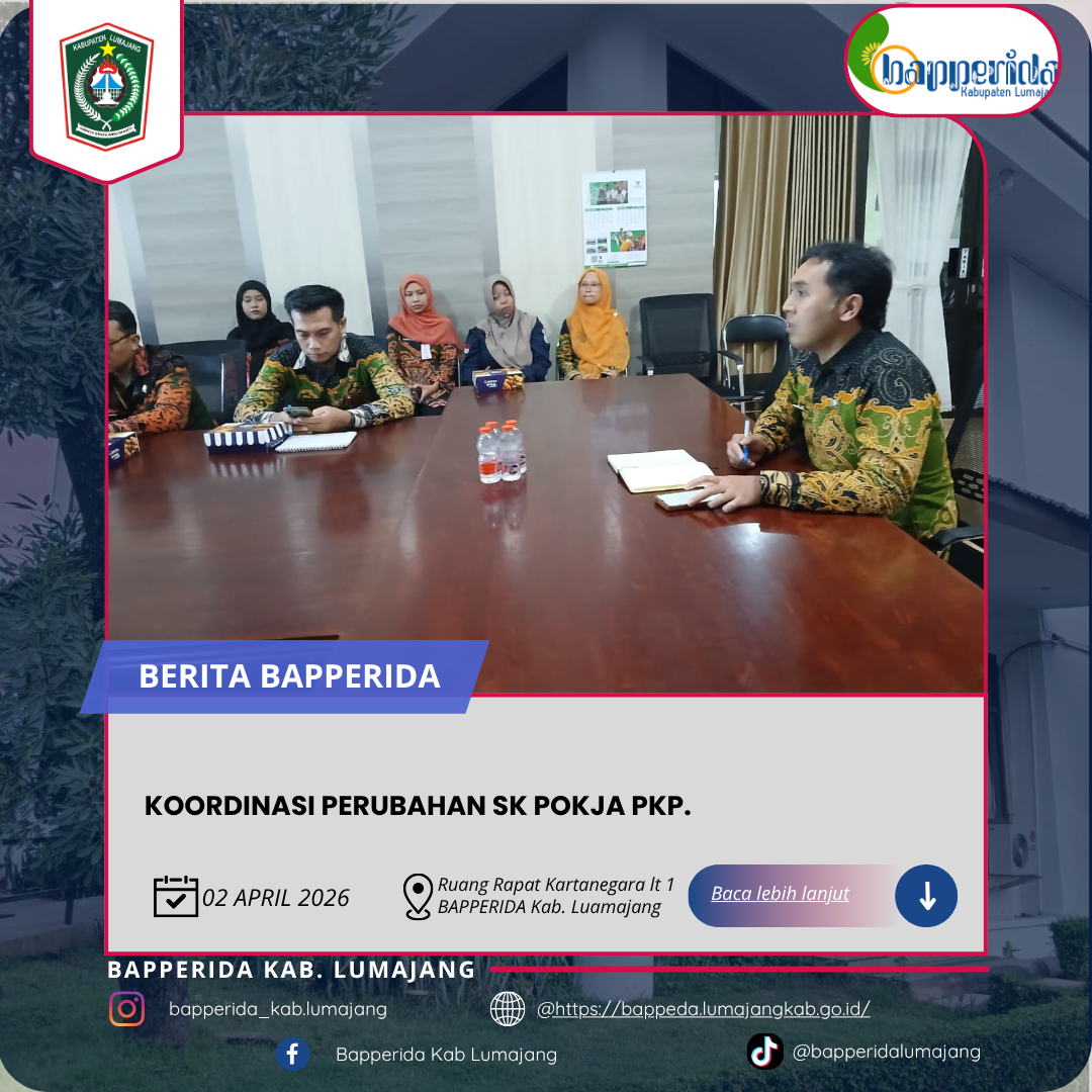 KOORDINASI PERUBAHAN SK POKJA PKP.