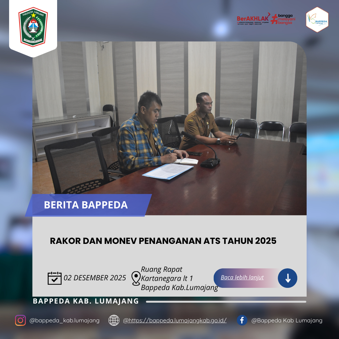 RAKOR DAN MONEV PENANGANAN ATS TAHUN 2025.
