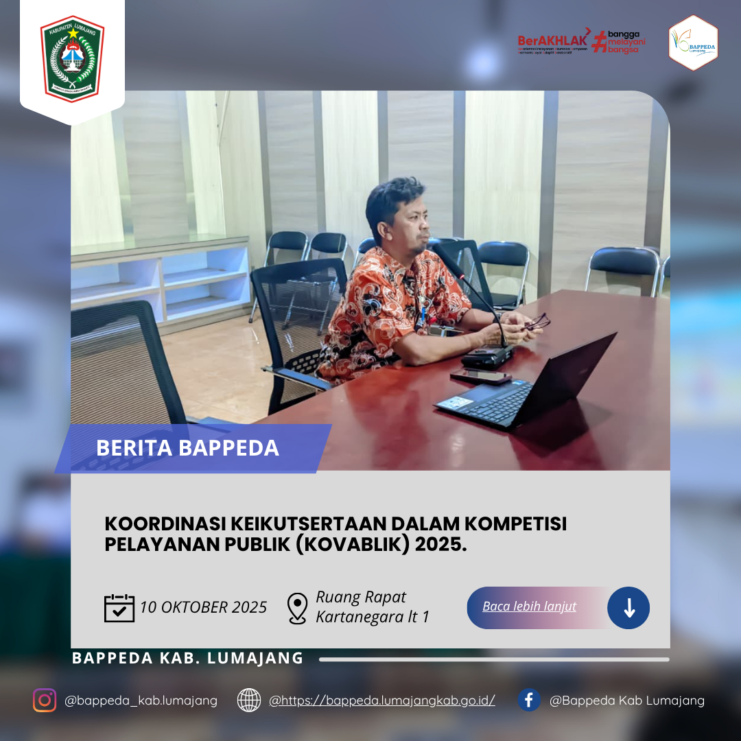 KOORDINASI KEIKUTSERTAAN DALAM KOMPETISI PELAYANAN PUBLIK (KOVABLIK) 2025.