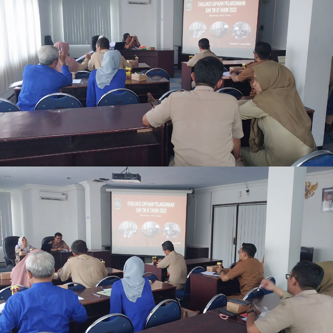 Rapat Evaluasi Capaian Pelaksanaan DAK Tahun 2023