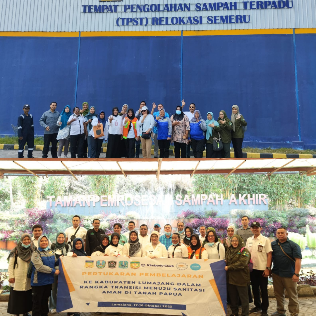 Penukaran Pembelajaran Ke Kabupaten Lumajang Dalam Rangka Transisi Menuju Sanitasi Aman di Tanah Papua