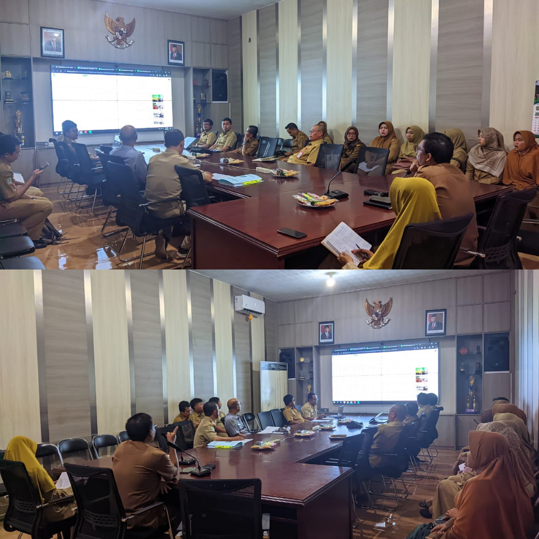 Rapat Evaluasi dan Penyampaian Laporan Hasil Pengawasan Pelaksanaan Pokir yang telah disetujui sesuai dengan kewenangan (data realisasi Pokir per Perangkat Daerah Tahun 2024)