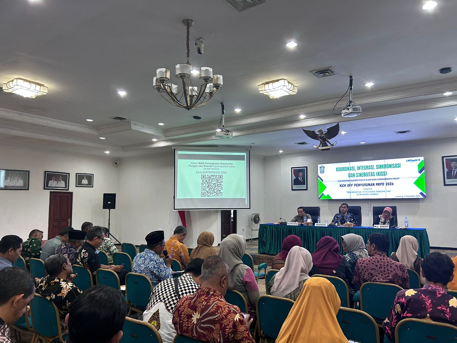 Koordinasi, Integrasi, Sinkronisasi dan Sinergitas (KISS)  dengan tema “Peningkatan Ketahanan Pangan dan Ketahanan Daerah” di Kabupaten Lumajang