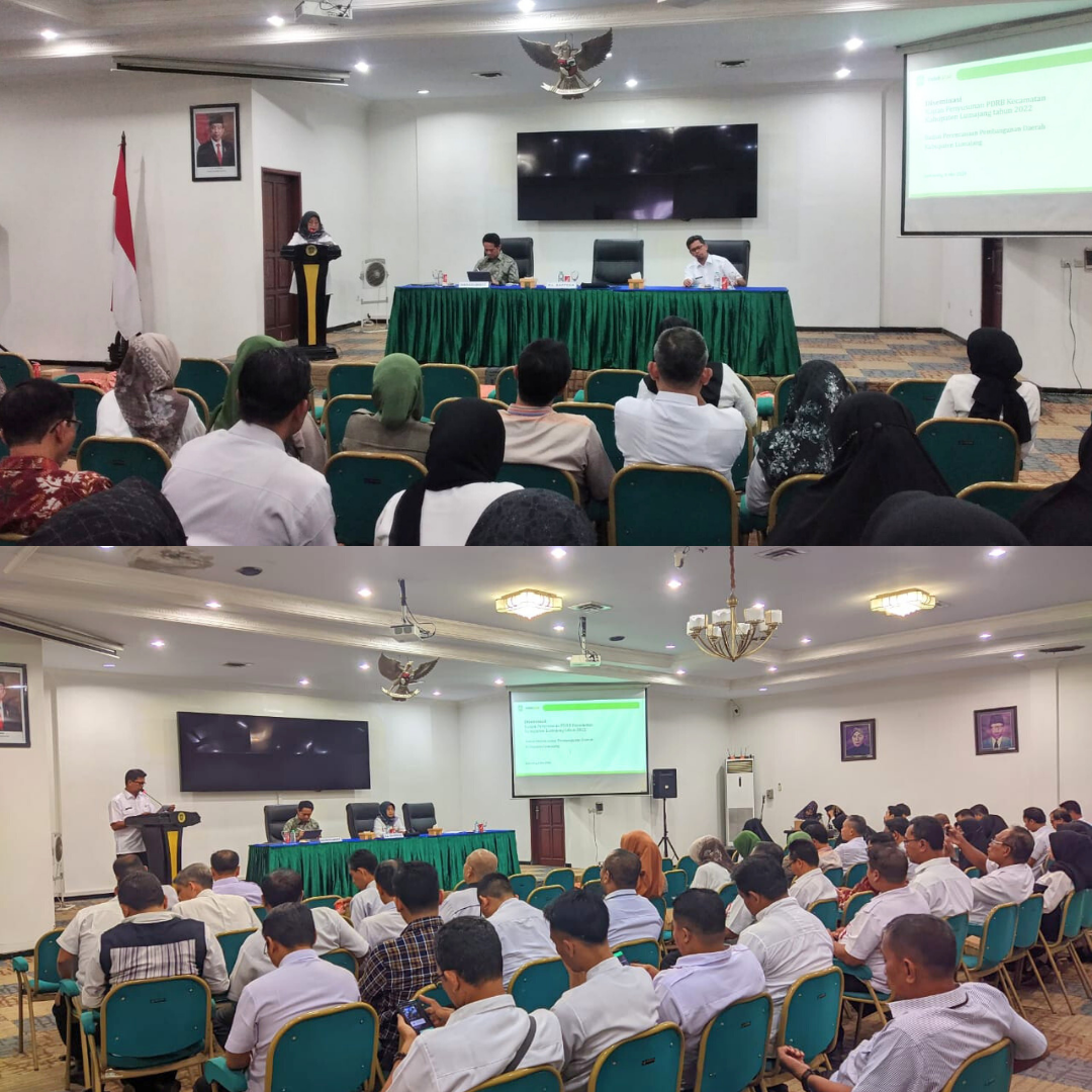 Diseminasi hasil kajian PDRB (Produk Domestik Regional Bruto) Kecamatan