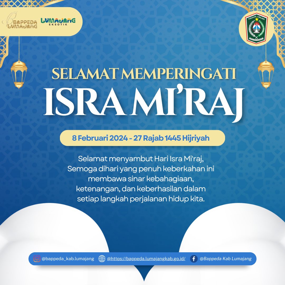 Selamat memperingati Isra Mi'raj 1445 Hijriyah